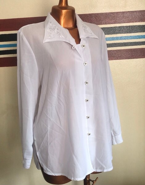 Chemisier Long Blanc Élégant