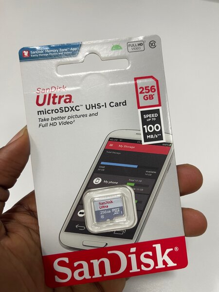 Sandisk Ultra memory card 256gb