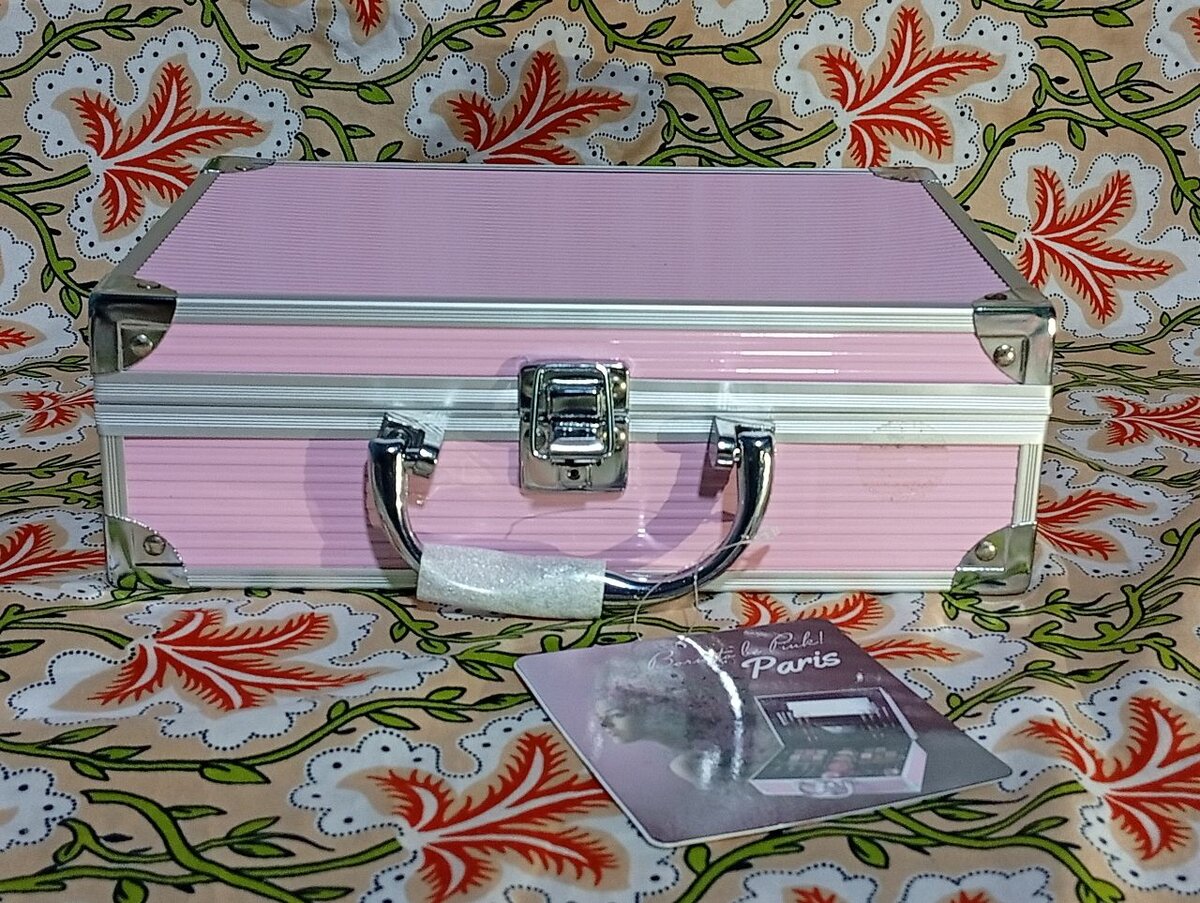 Valise Maquillage Rose Paris