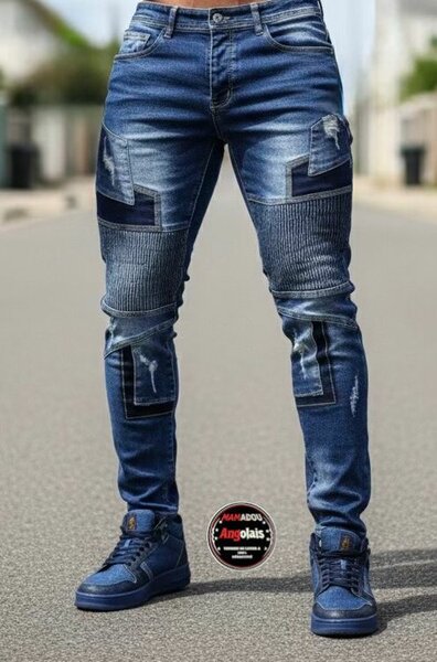 Jeans homme street style tendance