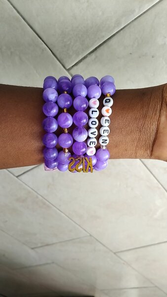 Colorful Beaded Bracelets Set