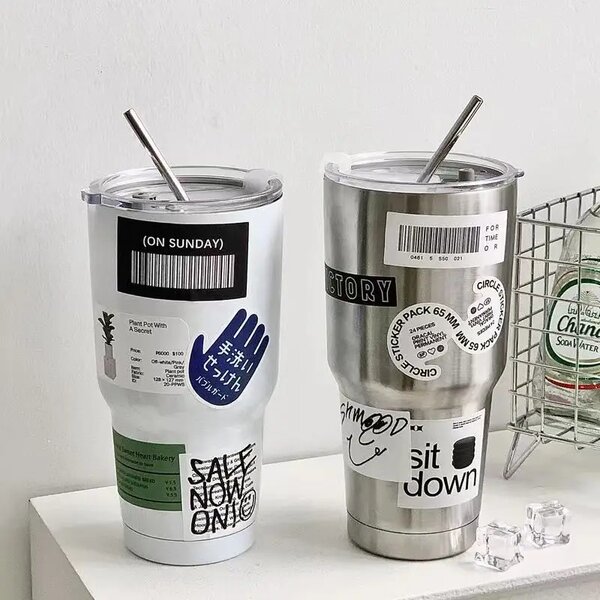 Stainless cups 9oomls