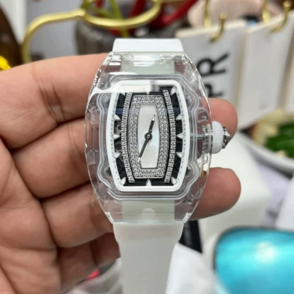 Montre crystal homme luxe