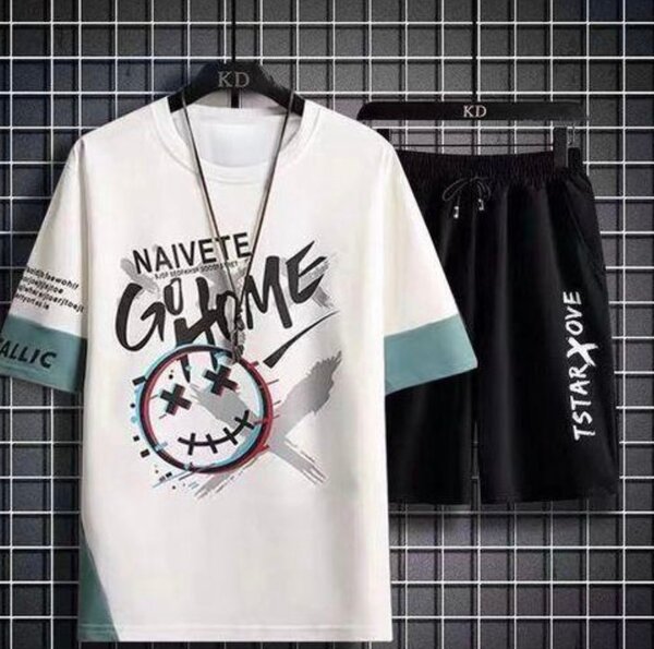 Ensemble t-shirt et shorts pour homme