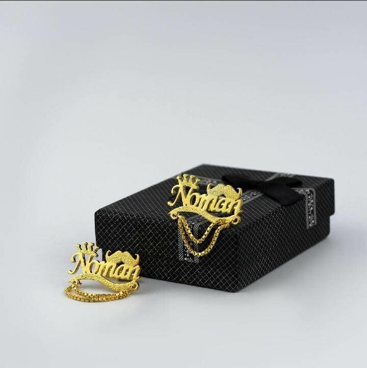 Customized men cufflins name of your choice