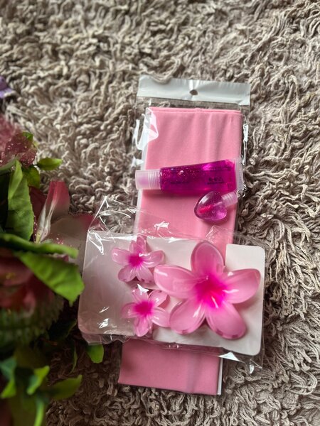 Ensemble maquillage floral