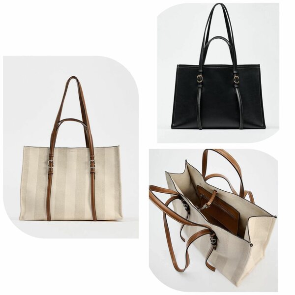 Sac cabas élégant multicolore