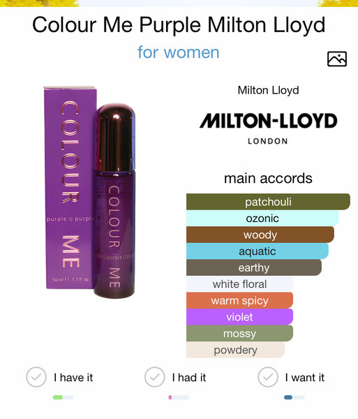 Parfum Femme Colour Me Purple