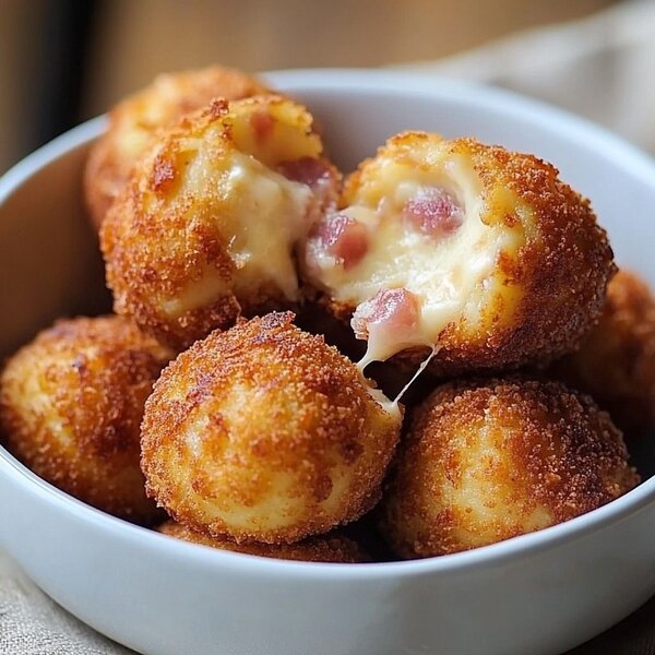 10 Beignets au jambon fromage