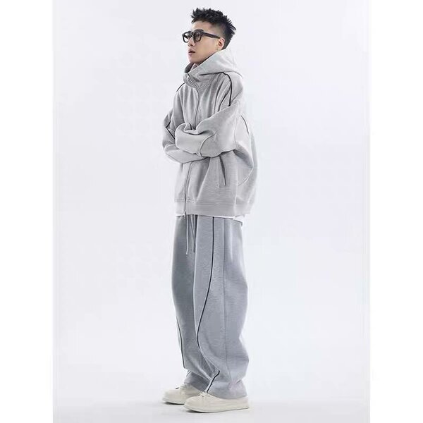 Ensemble survêtement gris pour homme