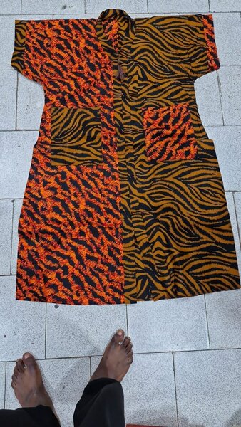 Robe Colorée en Wax