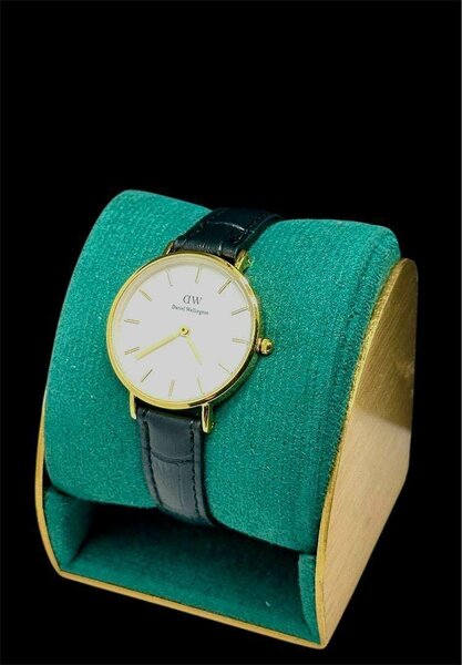 Montre élégante en cuir