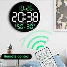 Horloge murale numérique LED tactile