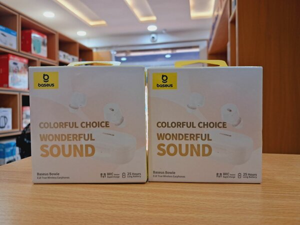 Baseus Bowie E18 True Wireless Earphones Stellar white