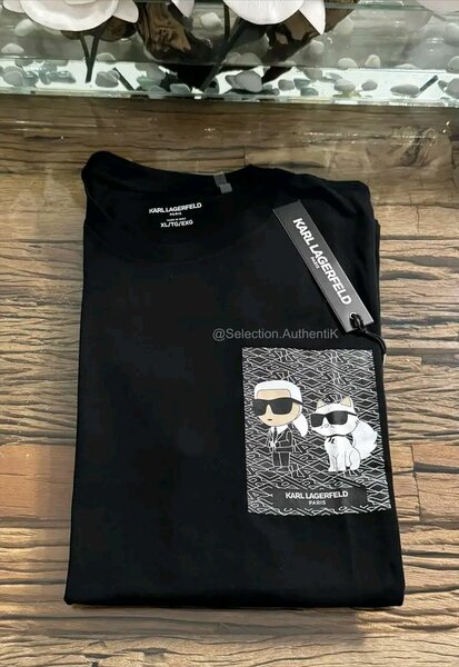 T-shirt Karl Lagerfeld noir pour homme