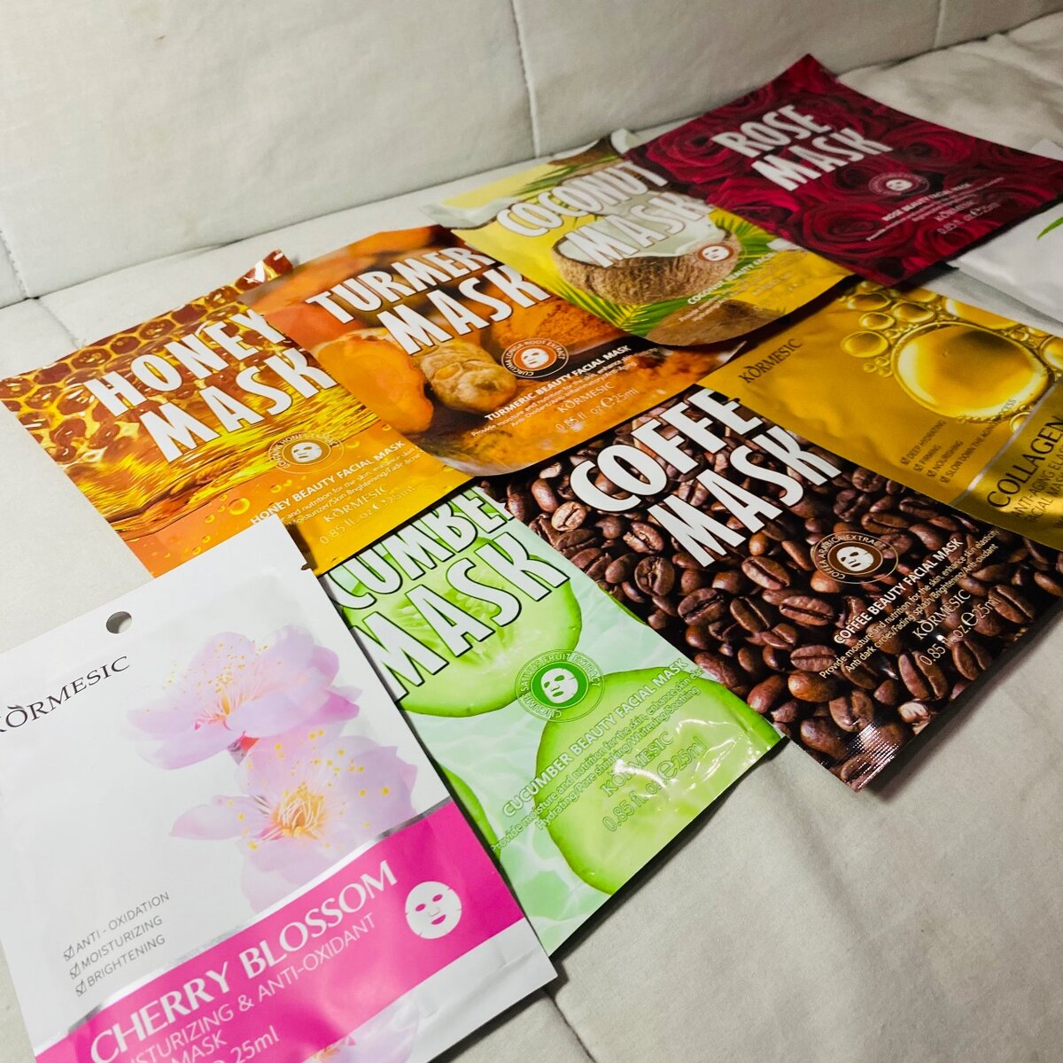 Face, eye and Lip masks