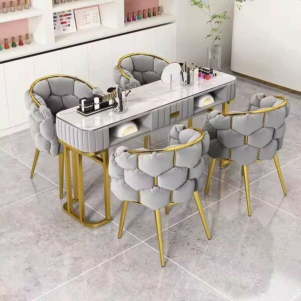 Luxury Manicure table & 4 Chairs   for spa / Salon