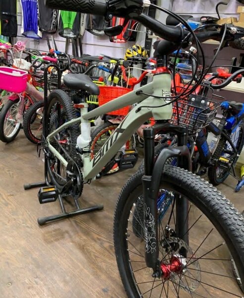 VTT enfant BTWIN gris et noir