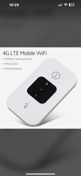 Universal 4G Pocket MiFi
