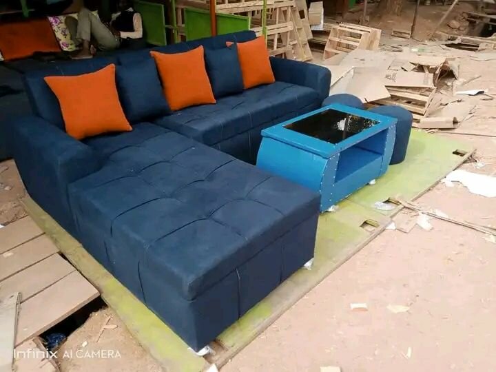 Canapé moderne en velours