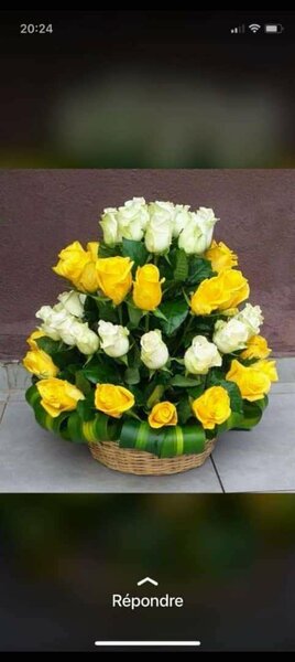 Bouquet de fleurs naturelles,