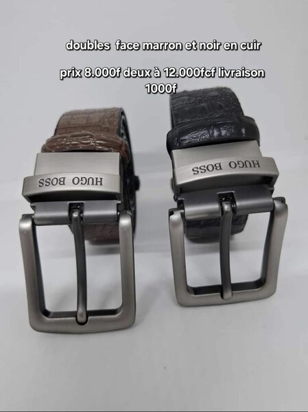 Ceinture Cuir Réversible Homme