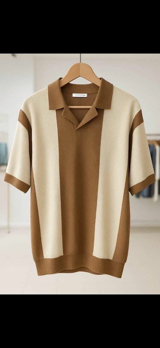 T-shirt rayé élégant homme