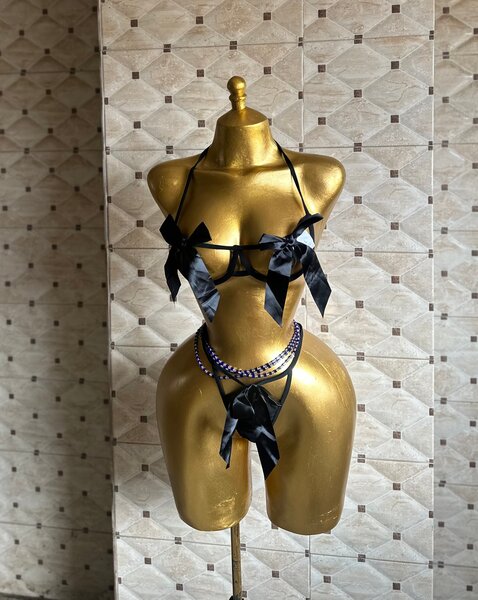 Ensemble lingerie dentelle noire