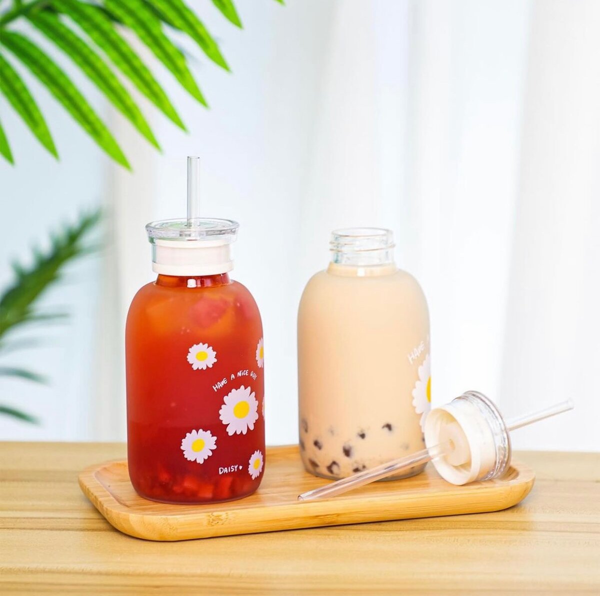 500ML FLORA GLASS CUP