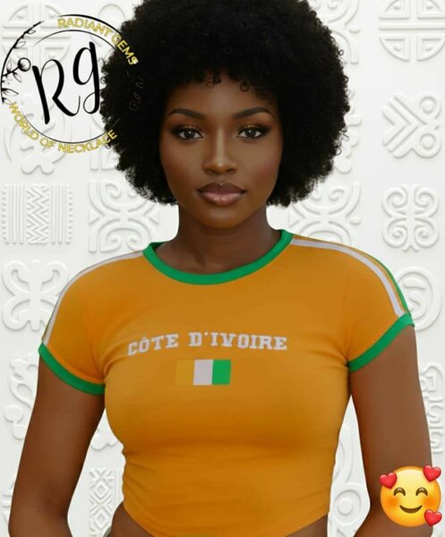 T-shirt Côte d'Ivoire