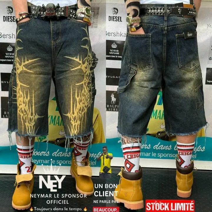 Shorts en jean décontractés