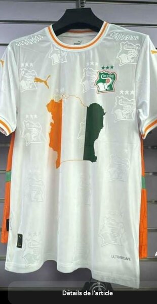 Maillot Côte d'Ivoire