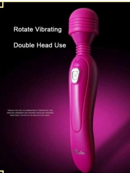 Vibromasseur Double Tête Rotatif