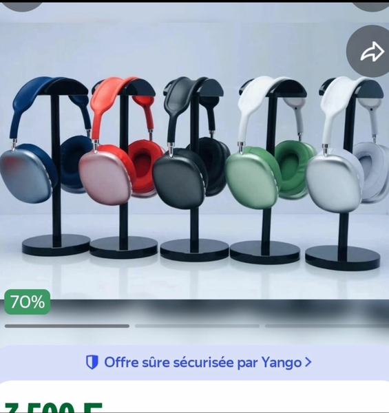 Casque Bluetooth P9 Couleurs