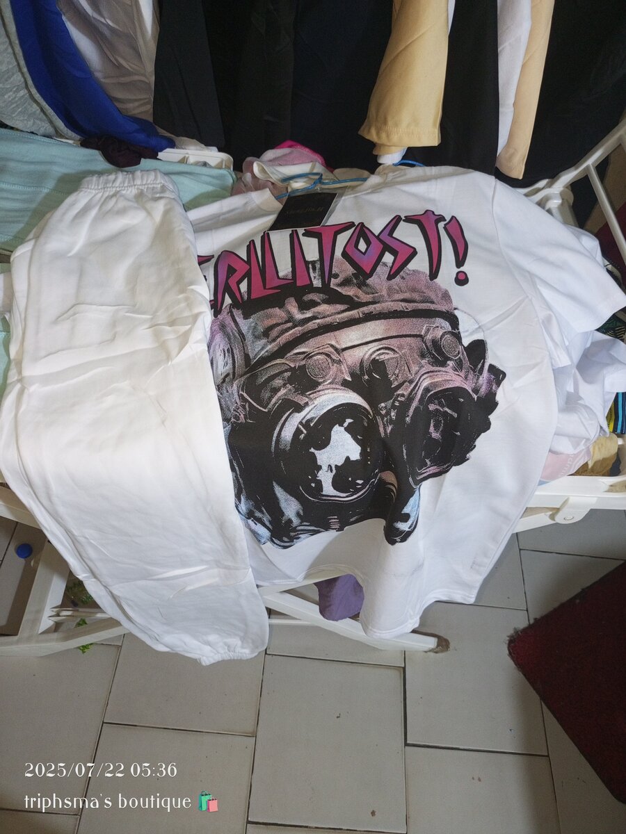 Ensemble décontracté imprimé streetwear