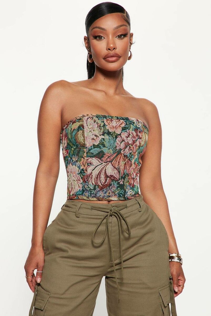 Top Bustier Floral