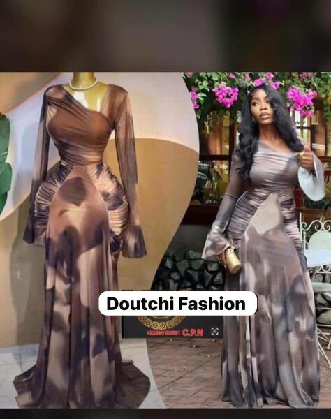 Robe Élegante Asymétrique