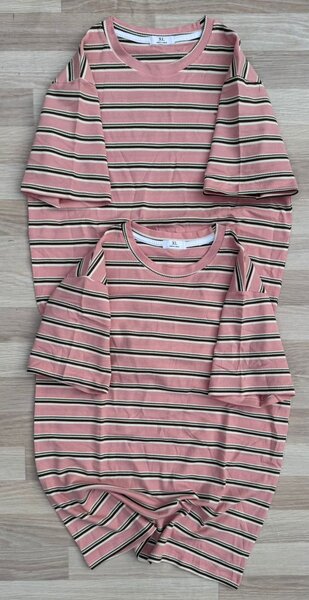 T-shirts assortis rayés