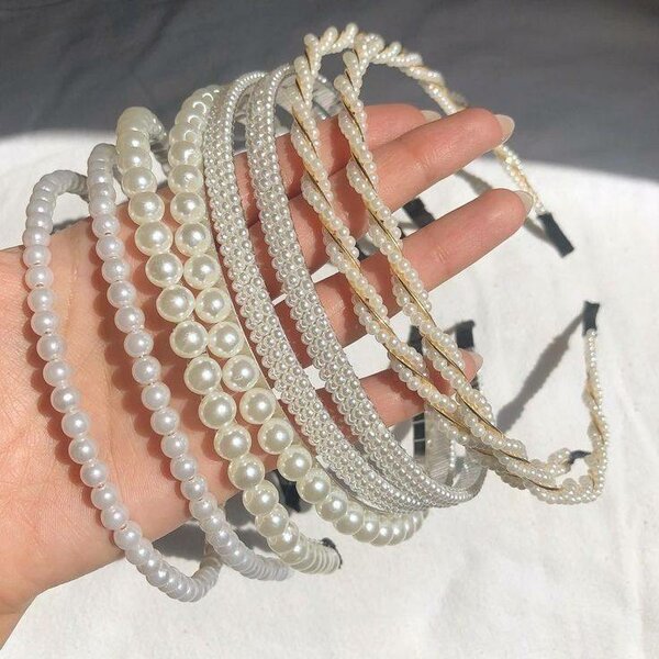 Serre-têtes perles élégants