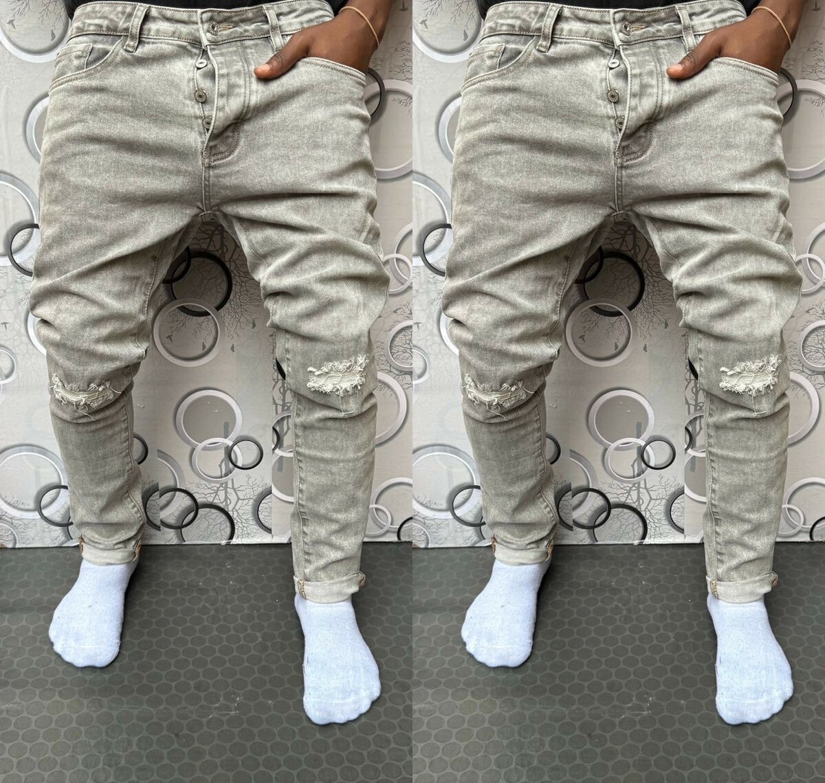 Pantalon cargo style urbain