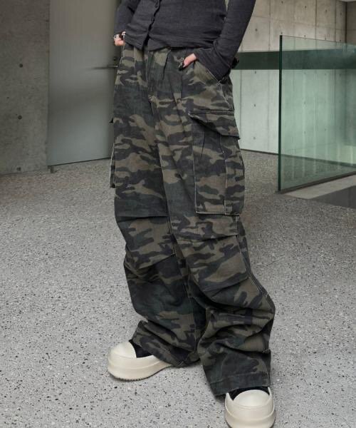 Pantalon Cargo Camouflage Homme