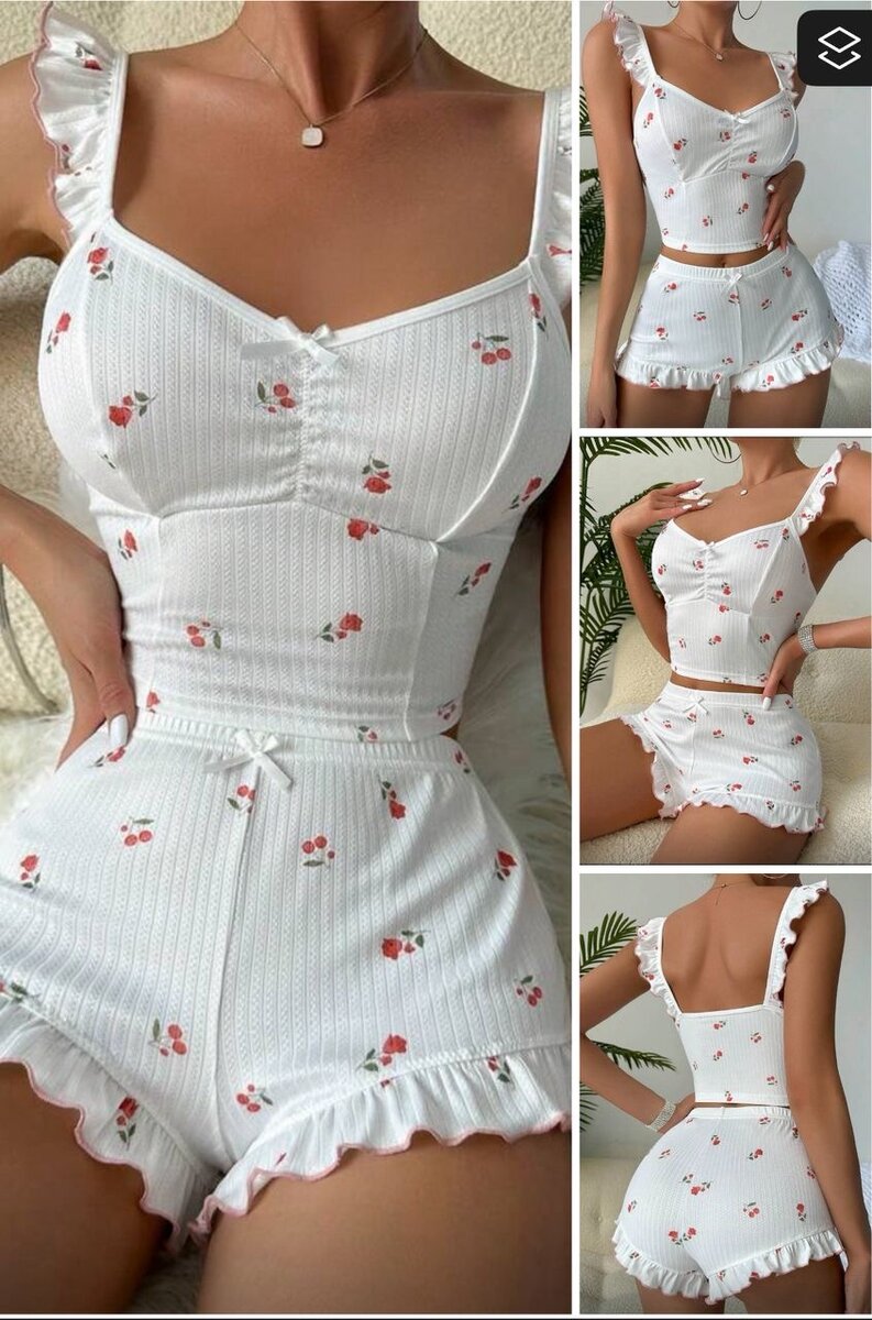 Pyjama féminin en coton doux