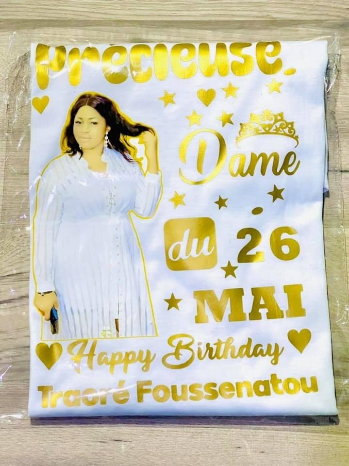 T shirts d´anniversaire