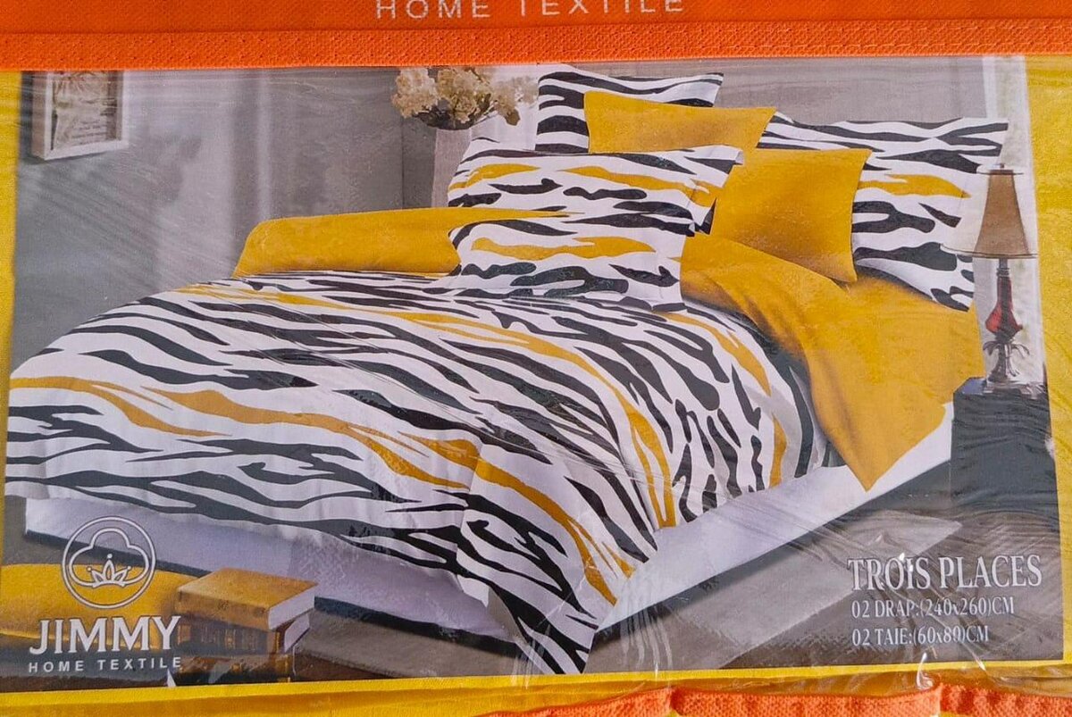 2 draps 2 taies d'oreillers