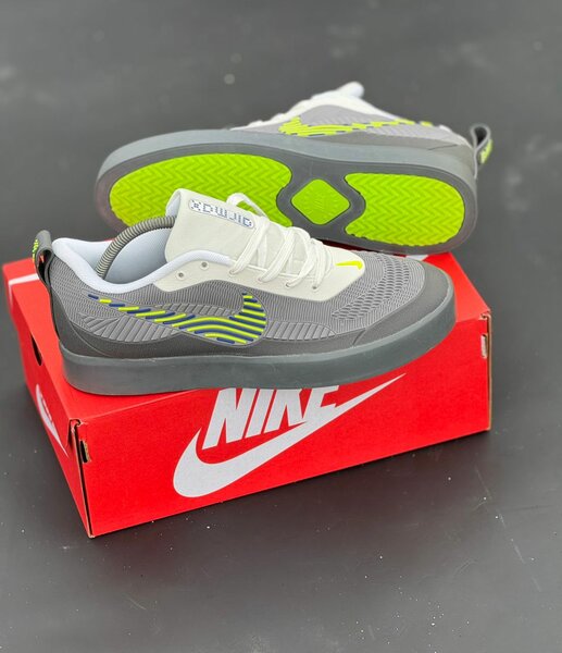 Nike Sneakers Unisex Gris Vert
