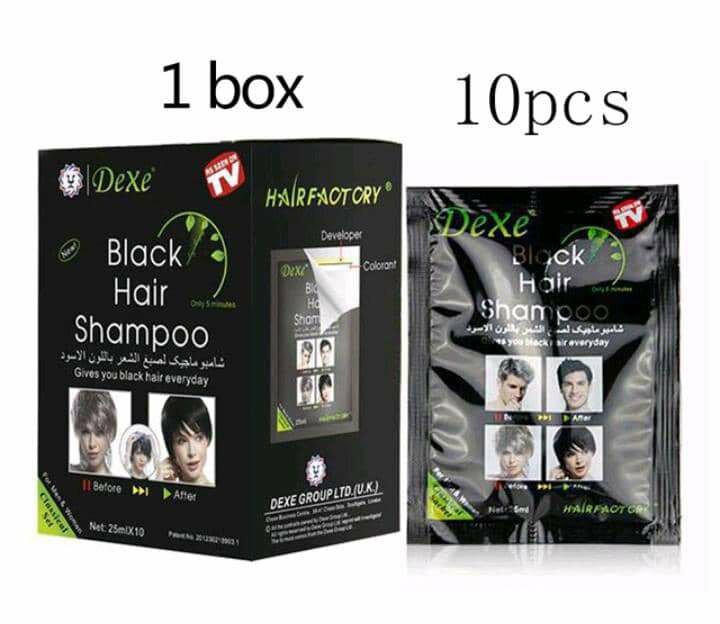 Shampooing dexe black paquet de (10x25ml)