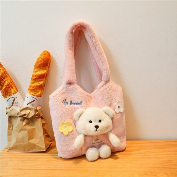 Sac peluche ours mignon