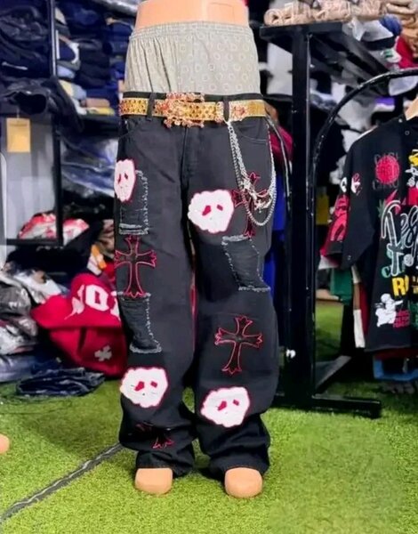 Jean large décontracté pour homme