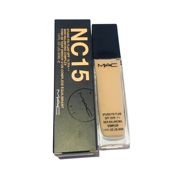 Mac studio fix fluid foundation nc15,nc20,nc25 30 ml (dupe)