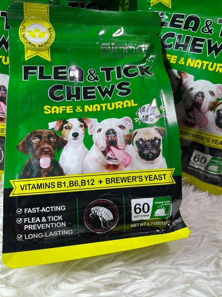 Friandises anti-puces naturelles